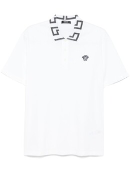Versace: Белая рубашка  Greca