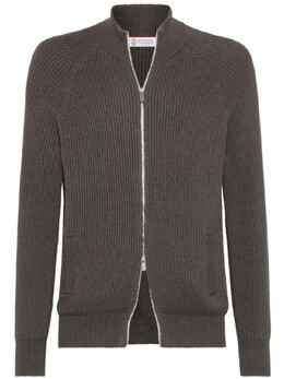 Brunello Cucinelli: Серый кардиган 