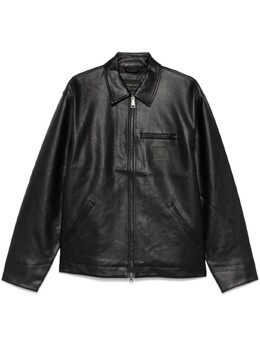 Carhartt WIP: Кожаная куртка 