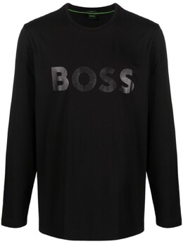 BOSS: Футболка с длинным рукавом 