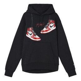 Nike: Чёрная толстовка  Air Jordan