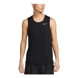 Nike: Чёрная майка  Dri FIT