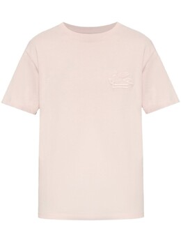 Etro: Розовая футболка  Pegaso