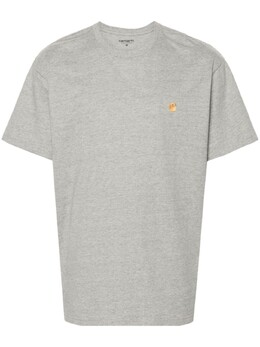 Carhartt WIP: Серая футболка  Chase