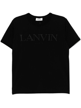Lanvin: Чёрная футболка 