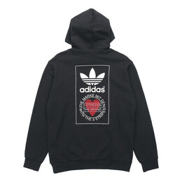 Adidas: Чёрная толстовка  Originals