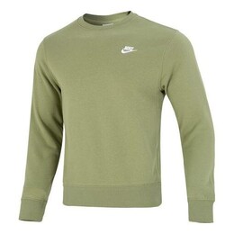 Nike: Зелёная толстовка  Club
