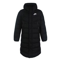 Nike: Пуховик с капюшоном 