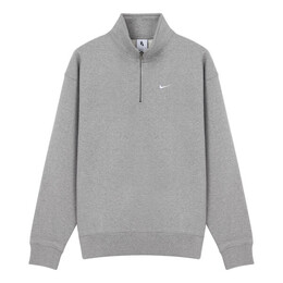 Nike: Серая толстовка  Solo Swoosh