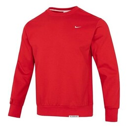 Nike: Красная толстовка  Solo Swoosh