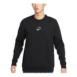 Nike: Чёрная толстовка  Swoosh