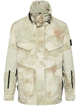 Stone Island: Куртка  Compass с капюшоном