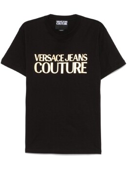 Versace Jeans Couture: Чёрная футболка 