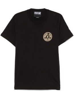 Versace Jeans Couture: Чёрная футболка 