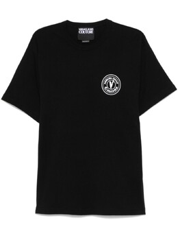 Versace Jeans Couture: Чёрная футболка 