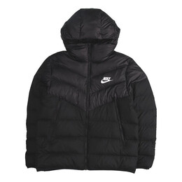 Nike: Однотонный пуховик  Windrunner
