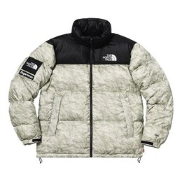 Supreme: Пуховик с принтом 