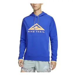 Nike: Голубая толстовка  Dri FIT Trail