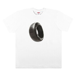 Supreme: Белая футболка  Tire