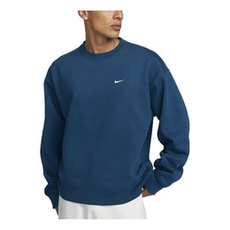Nike: Голубая толстовка  Solo Swoosh