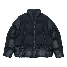 Nike: Чёрный пуховик  Sportswear