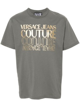 Versace Jeans Couture: Серая футболка 
