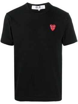 Comme Des Garçons Play: Футболка с вышивкой 
