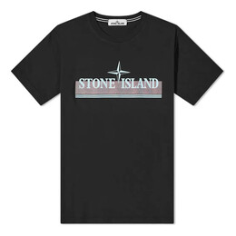 Stone Island: Футболка с принтом 