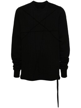 Rick Owens Drkshdw: Толстовка с вышивкой 