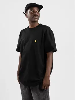 Carhartt WIP: Чёрная футболка 