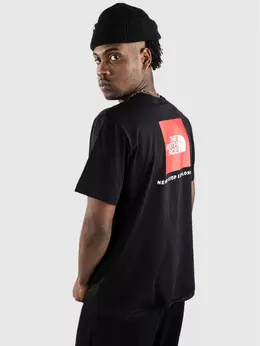 The North Face: Чёрная футболка  Red Box