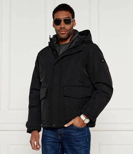 Tommy Hilfiger: Чёрная куртка  Rockie