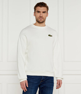 Lacoste: Белая толстовка 