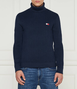 Tommy Jeans: Тёмный свитер 