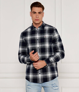 Tommy Jeans: Тёмная рубашка 
