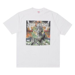 Supreme: Белая футболка  Dragon