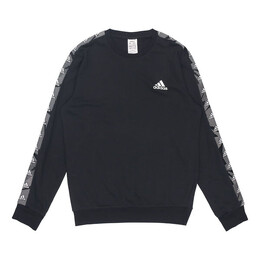 Adidas: Чёрная толстовка 