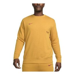 Nike: Жёлтая толстовка  Paris Saint Germain