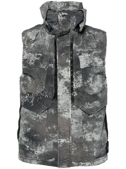Stone Island: Серый жилет 