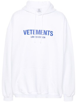 Vetements: Белая толстовка 