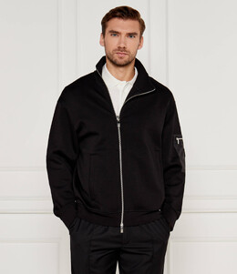 Armani Exchange: Чёрная толстовка 