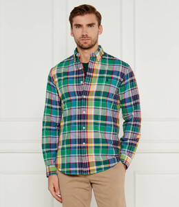 Polo Ralph Lauren: Зелёная рубашка 