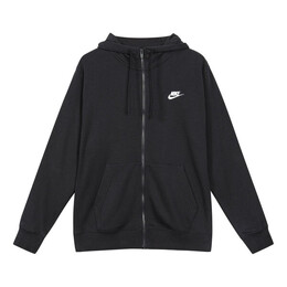 Nike: Чёрная куртка 