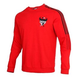 Adidas: Красная толстовка 