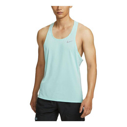 Nike: Зелёная футболка  Dri FIT