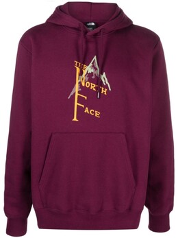 The North Face: Фиолетовая толстовка 