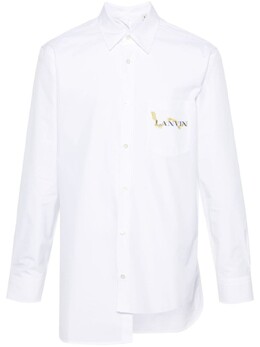 Lanvin: Белая рубашка 
