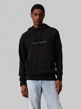 Calvin Klein Jeans: Чёрная толстовка 