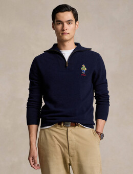 Polo Ralph Lauren: Тёмный свитер 
