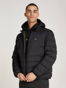 Tommy Jeans: Чёрная куртка 